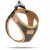 Curli Apple Leather Harness Zwart - Hondentuig - 26.7-30.1 cm