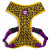 Zee.Dog Harnas Mesh Honey Geel&Zwart - Hondentuig - 43-48/63-82 Cm