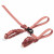 Zee.Dog Canyon Harnas + Lijn - Kattenharnas - 20-30x1.0 cm Lichtroze Set One Size