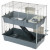 Ferplast Konijnenkooi Rabbit 100 Dubbel - Dierenverblijf - 95x57x93.5 cm Grijs