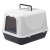 Ferplast Kattentoilet Clear Cat - Kattenbak - Zwart Wit