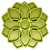 Sodapup Mandala Etray Feeder - Hondenvoerbak - Ø20 cm Groen