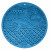 Sodapup Lickmat Whale Met Zuignap - Hondenvoerbak - Ø20 cm Blauw