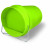 Gaun Drinkemmer Plastic - Drinkbak - 6 l Lime