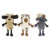 All For Paws Lambswool  Cuddle Jumbo Animal - Hondenspeelgoed - 28x27x8 cm Multi-Color