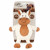 All For Paws Cuddle Paunchy - Hondenspeelgoed - 30x24.5x8.5 cm Multi-Color