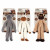 All For Paws Lambswool  Cuddle Ropey Floppers - Hondenspeelgoed - 43x16x6.5 cm Multi-Color