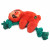 All For Paws Safari Rope Cuddle Sloth - Hondenspeelgoed - 31 cm Oranje