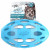 All For Paws Wiggle Holey Roller M - Hondenspeelgoed - 11.5x7x7 cm Blauw