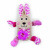 All For Paws Little Buddy Comforting Bunny - Hondenspeelgoed - 35x25x4 cm Pink