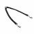 Adori Koppelstel Nylon Zwart - Duo hondenriem - 33-50X2.0 cm