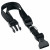 Adori Klikhalsband Nylon Zwart - Hondenhalsband - 36-56X2.0 cm
