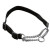 Op=Op Adori Slipketting halsband nylon s/m - zwart