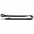 Adori Vario Looplijn Nylon Zwart - Hondenriem - 110-190X2.5 cm
