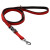Adori Traininglijn Nylon Soft Rood&Zwart - Hondenriem - 200X2.0 cm