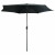 Bestgarden Parasol Aluminium - Tuinmeubelen - Ø3 m Antraciet