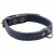 Adori Halsband Italy Met Print Old Silver Blauw - Hondenhalsband - 40x1.6 cm