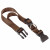 Adori Klikhalsband Nylon Bruin - Hondenhalsband - 30-44X1.5 cm