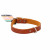 Adori Halsband Vetleder Met Print Cognac - Hondenhalsband - 45x1.8 cm