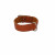 Adori Halsband Vetleder Met Print Cognac - Hondenhalsband - 50x4.0 cm