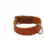 Adori Halsband Vetleder Met Print Cognac - Hondenhalsband - 55x4.0 cm