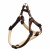 Adori Harnas Nylon Soft Bruin&Zwart - Hondenharnas - M