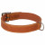 Adori Halsband Vetleder Gevoerd Cognac&Cognac - Hondenhalsband - 55x2.5 cm