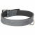 Adori Halsband Vetleder Gevoerd Grijs&Antraciet - Hondenhalsband - 55x2.5 cm