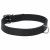 Adori Halsband Vetleder Gevoerd Zwart&Zwart - Hondenhalsband - 65x2.5 cm