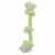 Adori Flostouw Xl Wit&Lime - Hondenspeelgoed - 60 cm