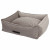 Wooff Mand Cocoon Velours Grijs - Hondenmand - Large