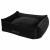 Wooff Mand Cocoon Velours Zwart - Hondenmand - Large