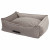 Wooff Cocoon Velours - Hondenkussen - 60x40x18 cm Grijs Small