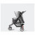 Innopet Hondenbuggy All Terrain Zwart&Grijs - Hondentrolley - 91x50x94 cm