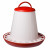 Olba Voersilo Plastic Rood - Voerbak - 6 kg