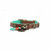 Dwam Halsband Urban Bruin&Turquoise - Hondenhalsband - 23-29 x 2 cm