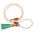 Dwam Looplijn Sand Touw - Hondenriem - 155x1 cm Zand S