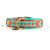 Dwam Halsband Paddy Lee Turquoise - Hondenhalsband - 47-57 x 4 cm
