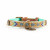 Dwam Halsband Indi Moon Goud&Turquoise - Hondenhalsband - 19-24x2 Cm