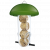Lona Mezenbollenhouder M4 - Voersilo - 26 cm Groen Transparant