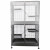 Keddoc Rattenkooi Animal Home Penthouse Bottom - Dierenverblijf - 93.5x63x83.5 cm Antraciet