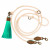 Dwam Trainingslijn Jade Touw Turquoise - Hondenriem - 220x1 cm
