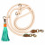 Dwam Trainingslijn Sand Touw Zand - Hondenriem - 220x1.4 cm