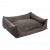 Maxxnobel Orthopedische Sofa Lederlook/Teddy Taupe - Hondenbank - Medium