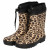 Xq Footwear Dameslaars Gevoerd Leopard - Laarzen - 37