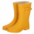 Xq Footwear Dames Regenlaars Riem Rubber Oker - Laarzen - 41