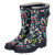 Xq Footwear Dameslaars Bloemen Blauw - Laarzen - 38