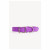 Dogguo Zebra Collar - Hondenhalsband - Paars