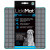 Lickimat Playdate Tuff - Reducerende Stress Voermat 20x20 cm - Hondenvoerbak - Turquoise&Grijs