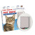 op=op Catmate Kattendeur 210 Glas Wit - 4-voudig afsluitsysteem